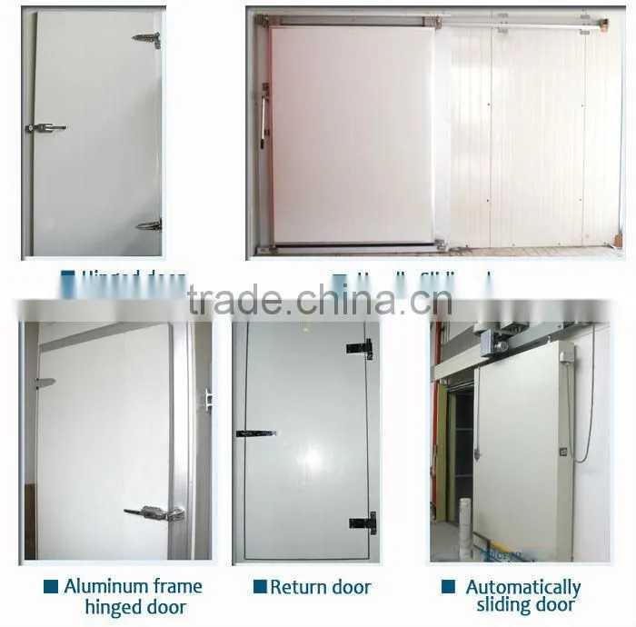 Cold storage sliding door with puf foam