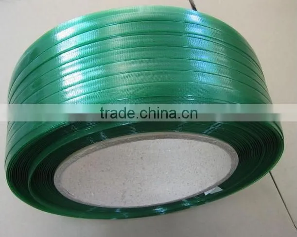 Green PET Strap For Machine Packing