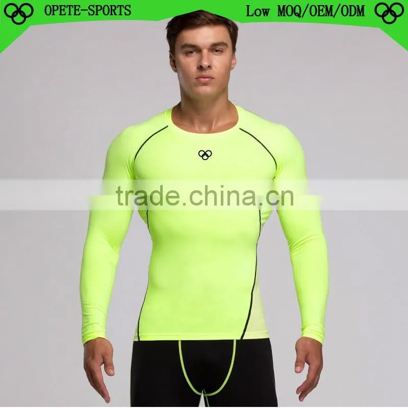 Fashion sports compression tight wear sport wear for men