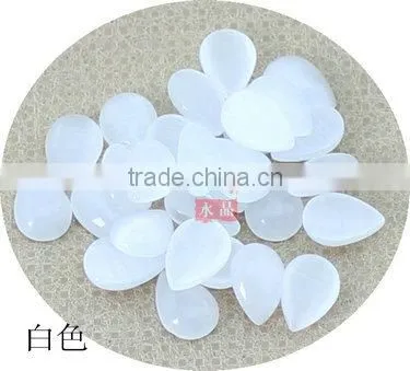 6mm*8mm Water drop shape Cat's Eye Stone mixed color wholesale