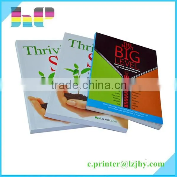 4C gloss lamination cover softcover book printing
