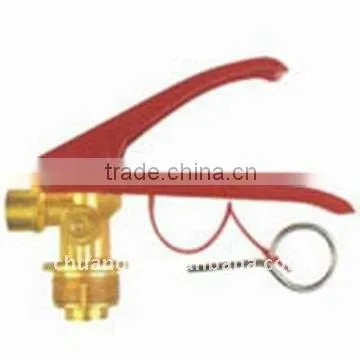 CO2 fire extinguisher valve