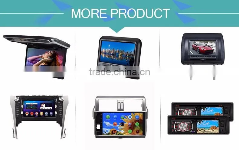 Universal motorized car monitor with 10.1 inch screen and play function ,suitable for all cars