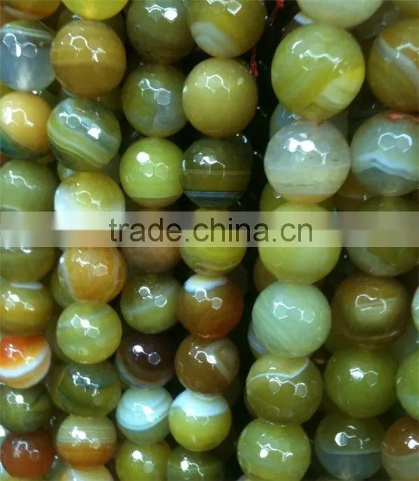 AB0347 Multicolor striped agate beads,semi precious beads