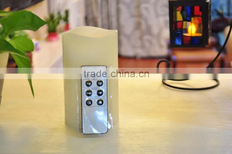 8 button color change remote control flameless Led candle