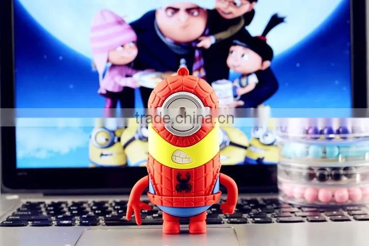 (Hot Sale) High Quality Cartoon Power Bank Despicable Me Design Mini Power Bank cute silicone power charger