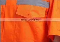 Men and women short sleeves shirt /HI Visibility shirt with high visibility reflective straps