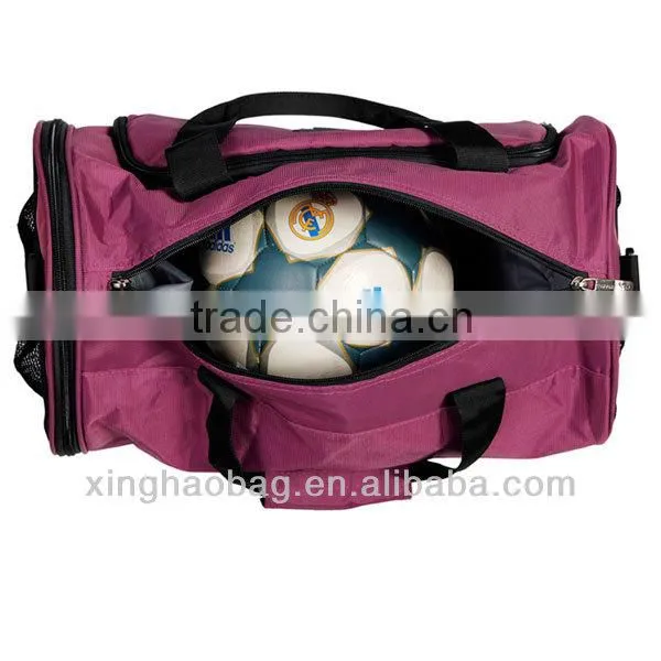 2014 Korean style wholesale custom sports bag with shoe compartment