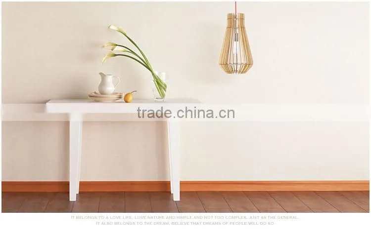 Wood pendant lighting for vintage home decor E27 JK-8005B-17 LED pendant Light