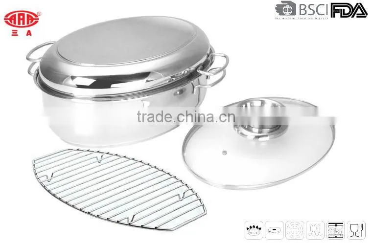 Stainless Steel Chicken Roaster With Rack