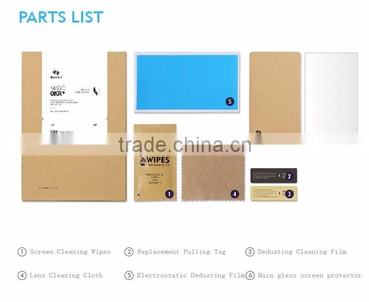 Benks Magic OKR+ Series 0.3MM 2.5D Anti-Scratch Waterproof Tempered Glass Screen Protector For HTC ONE M9 TB-0197