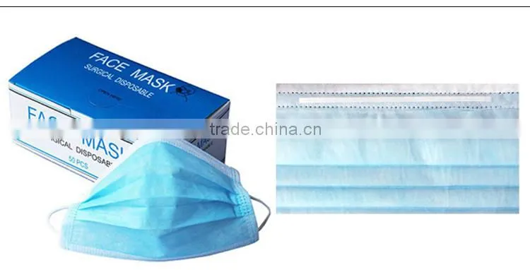 flat activated carbon filter dust mask for patient