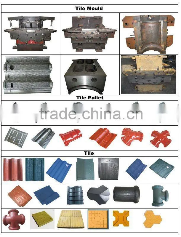 roof and floor tile making machine
