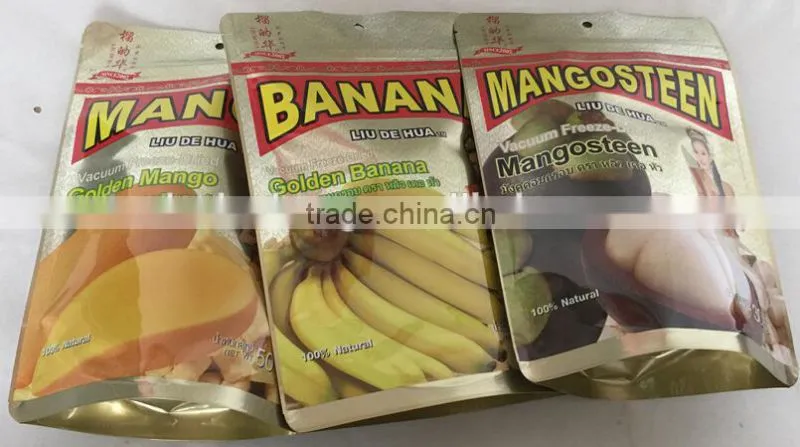 Customized Printed Standing Up Pouch Bags For Dried Mango Packing