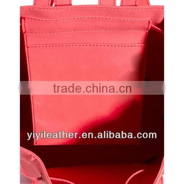 V677-New arrival fashion fashion faux suede leather girls' backpack hot sale alibaba china