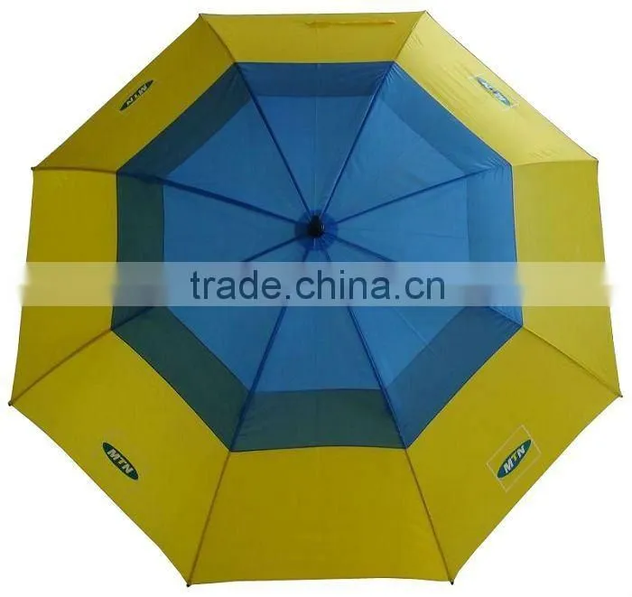 good quality windproof double layer golf umbrella