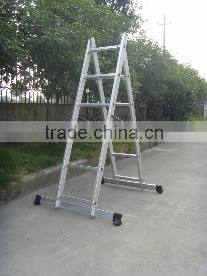 2015 General-purpose scaffold ladder type, folder ladder scaffold,aluminum folding ladder AY-J0206 with en131