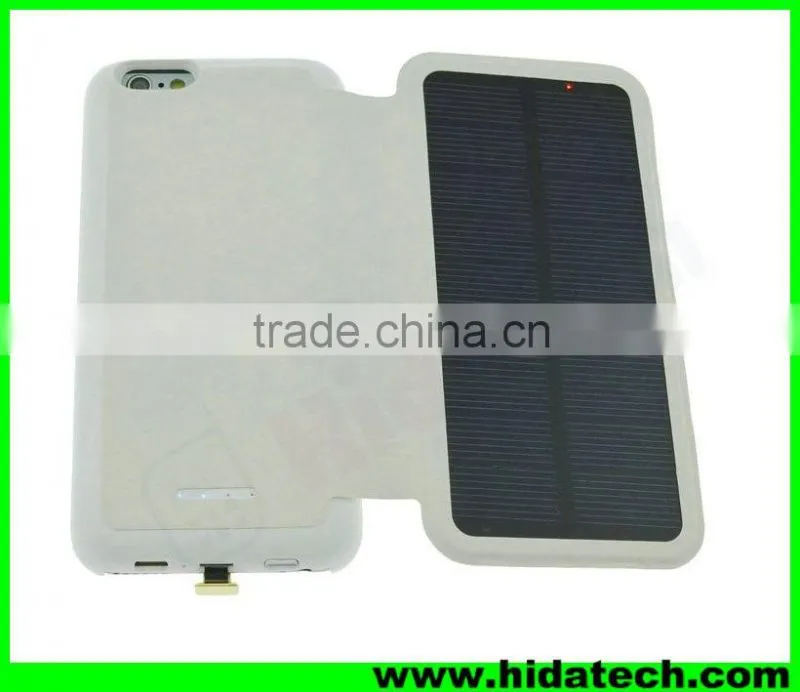 3200mah solar mobile charger phone case for iPhone 6 power bank