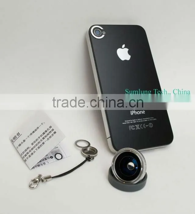 Magnetic camera Lens 180 degree fisheye lens for iphone ipad samsung s3 mobile phone
