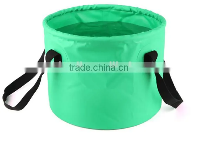 camping hiking multi function outdoor folding bucket