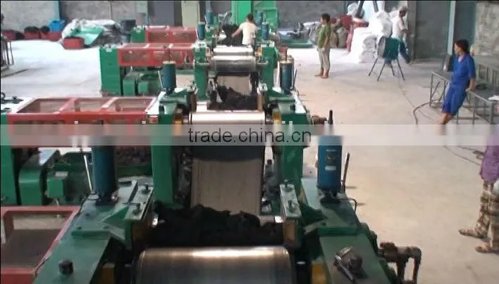reclaim rubber sheets processing equipment