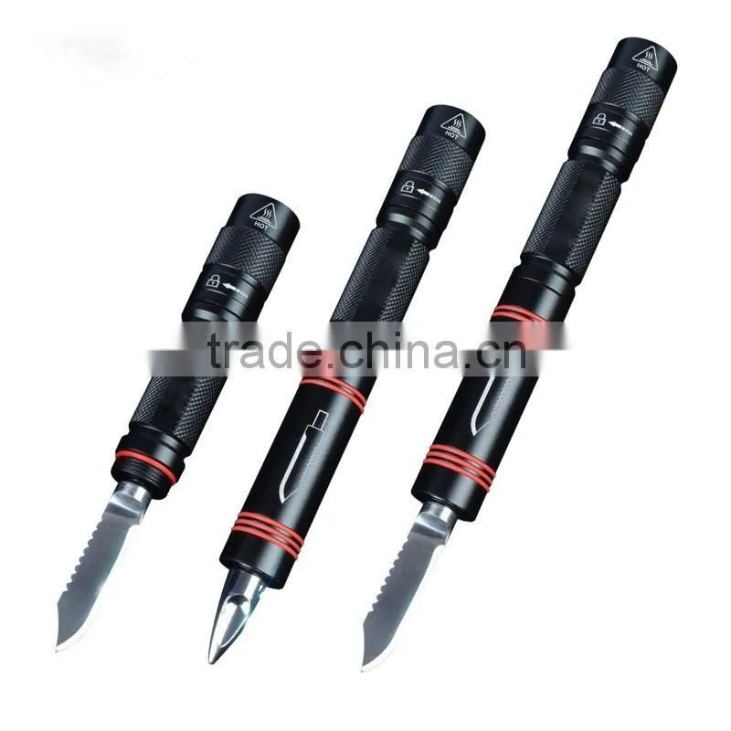 2016 tactical flashlight knife