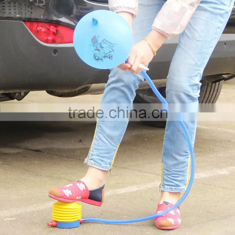 2015 hot sell advertising balloon accessories foot balloon pump Plastic Foot Air Pump for Inflatables Balloon