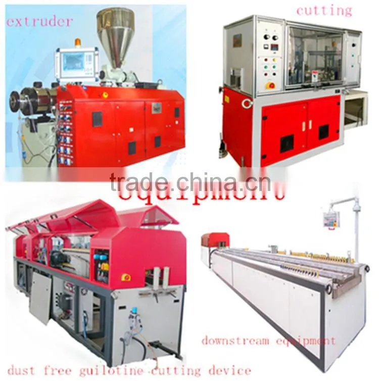 The NEW type of PVC plastic co-extruder for coextrusion on profiles