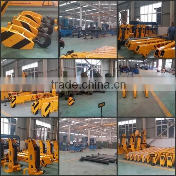 high quality SQ12SA3 12tons swing arm hoist lorry crane sale
