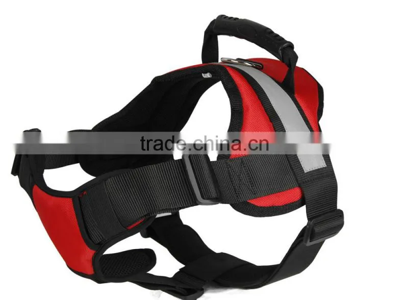 Dog harness with reflective band 2016 hot sale