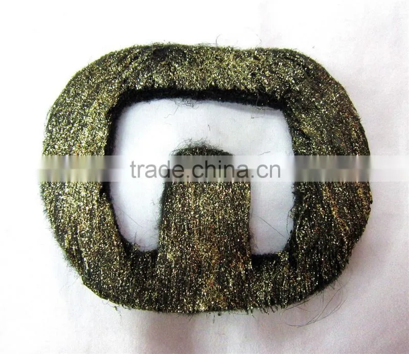 Glitter mustache for party
