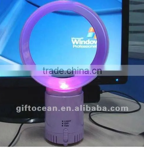 no leaf electronic fan, portable usb gifts fan