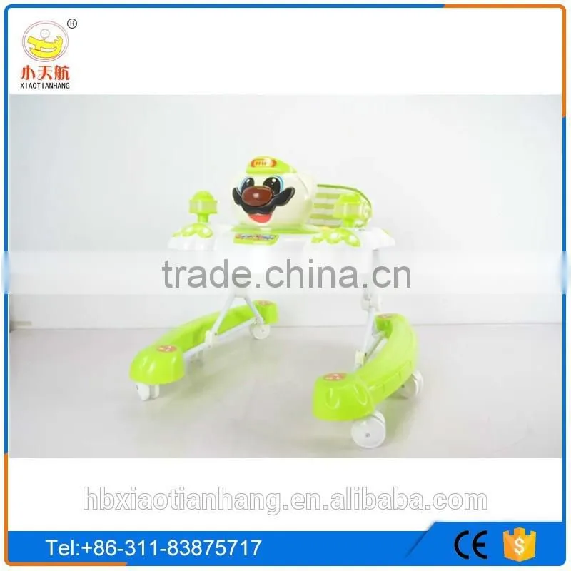 New model 360 degree rotating baby walker seat
