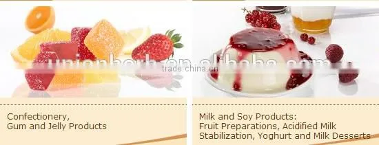 Natural Gelling Agent Apple Pectin as Thickener Stabilizer and Emulsifier