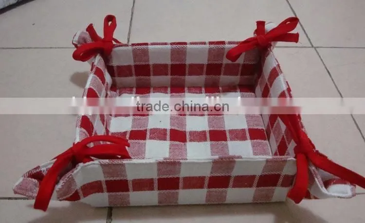Cotton Bread Basket for Promotion and gift basket for storage customized Logo available basket -3