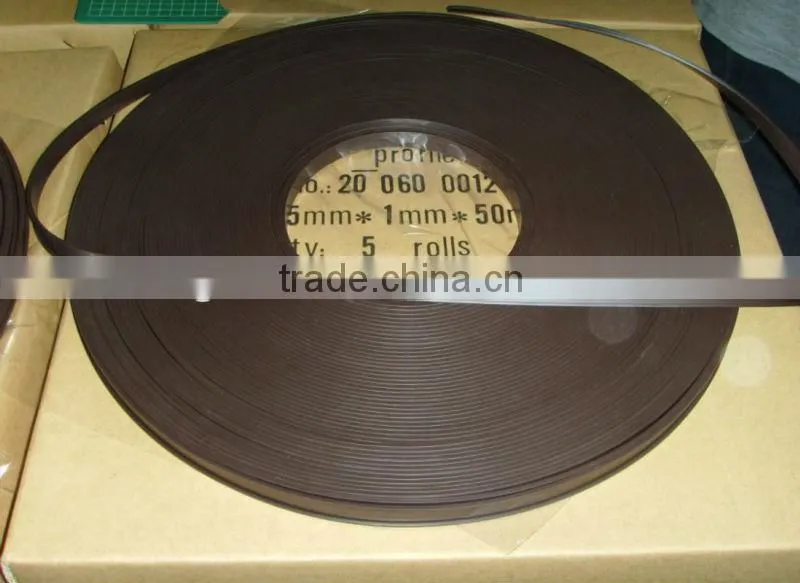 rubber magnetic profile,magnetic profiles 50mm width,c channel profile,extruded rubber strip,profile label holder
