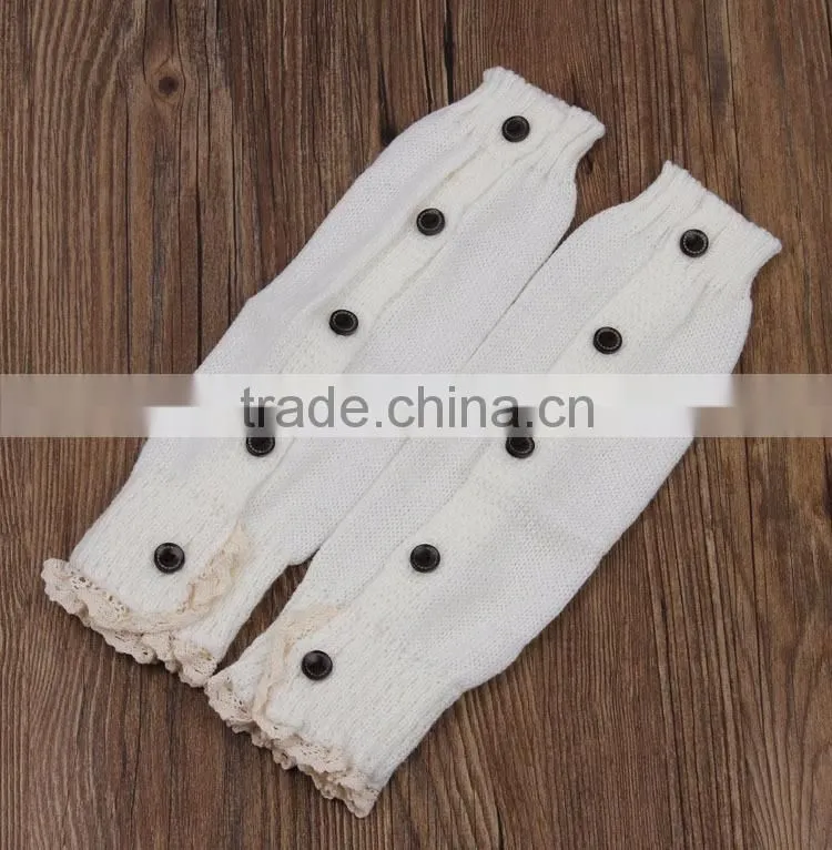 2015 Wholesale Acrylic Crochet Baby Girl Leg Warmers Knitting Leg Warmers For Kid
