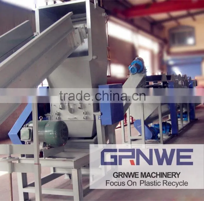 semi-automatic waste plastic recycling plant