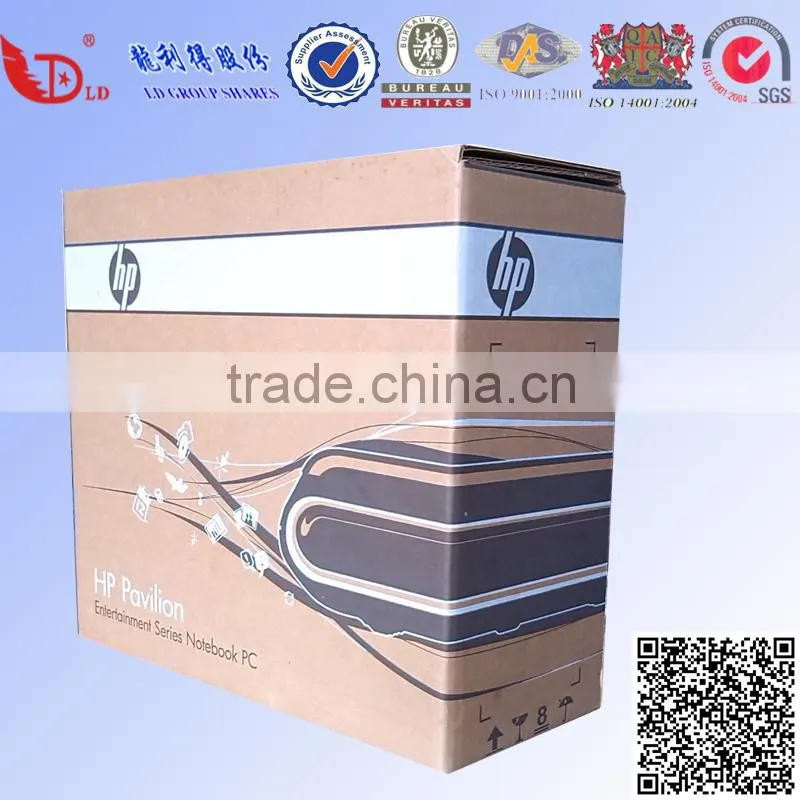 Custom Design Glossy Lamination Full Color Printed/Colored Electronic Corrugated Paper Box
