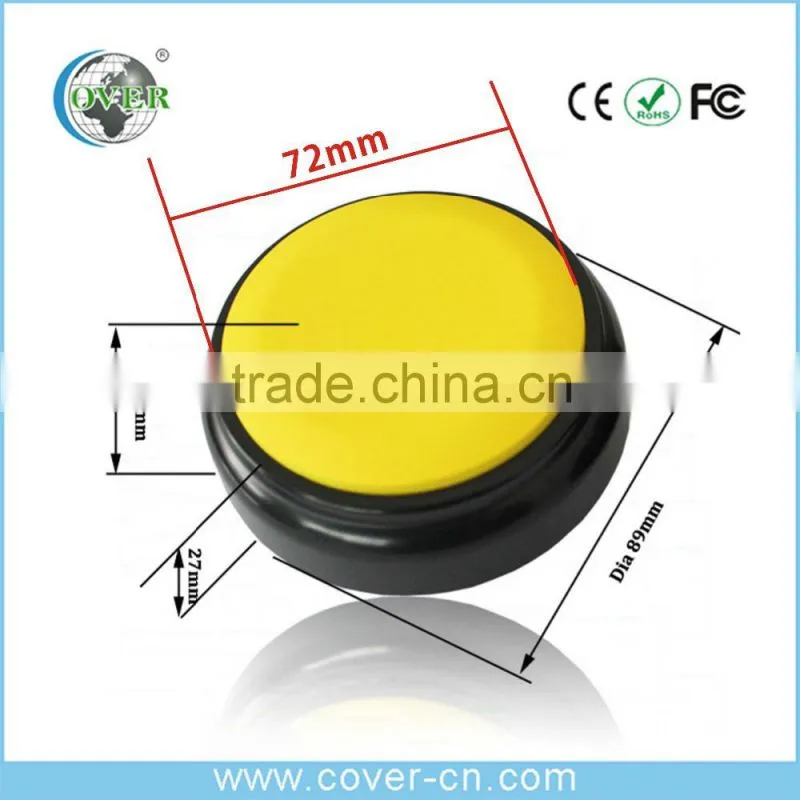 Promotional Sound button, Music button,Recorded easy button,buzzer For Gifts