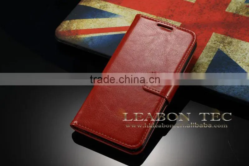 2015 Hot Selling Item Coach Wallet and Phone Case New Galaxy S6 Luxury Leather Case for S6 Case