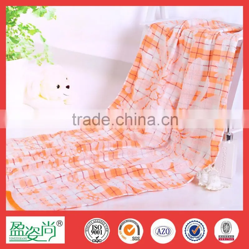 high quality 100% organic cotton bath towel terry cotton