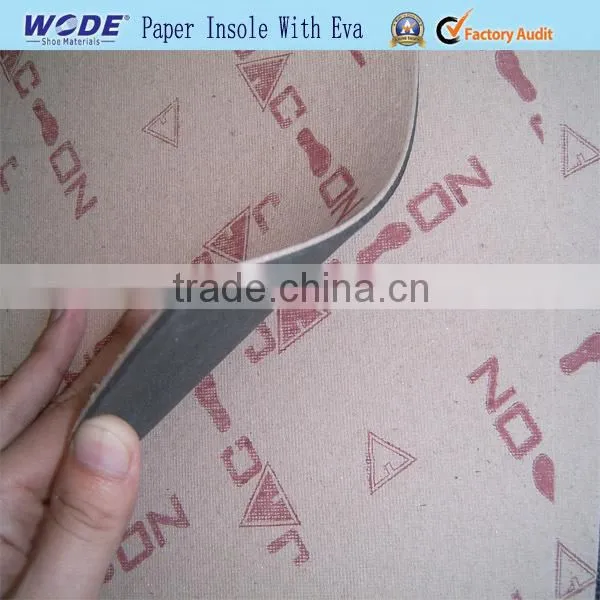 insole board with eva for making shoe,paper insole eva board