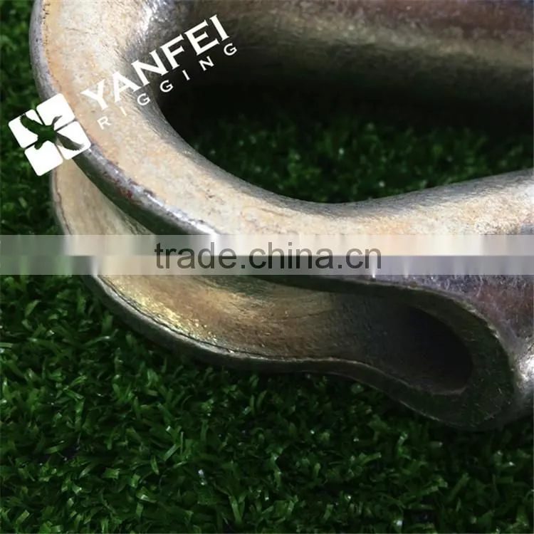 Galvanized carbon steel wire rope tube thimble, cable thimble