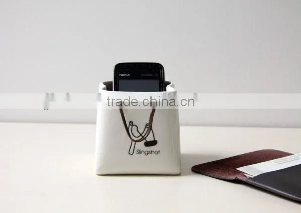 2014 new ceramic bag shape pen holder