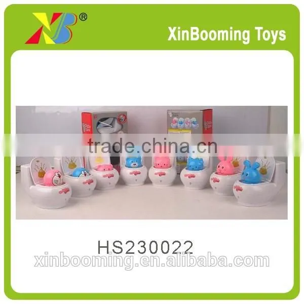 Cheap gift toys plastic closestool coin bank money bank