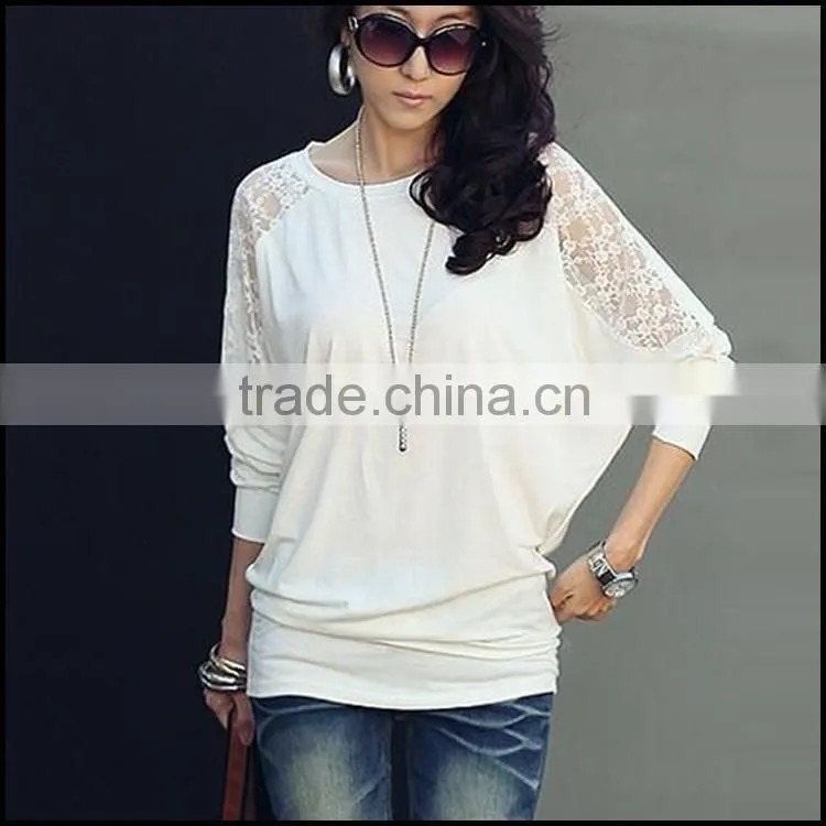 Factory Direct Sale Women Long sleevesT-Shirt With Fashion Design