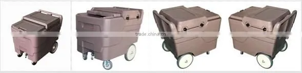 110Ltr Ice store cart, ice store caddies, plastic cart for ice Storing and Transport
