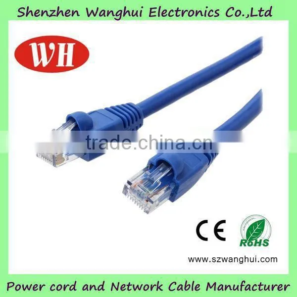 braided shield wire 24awg utp cat5e unshielded patch cord