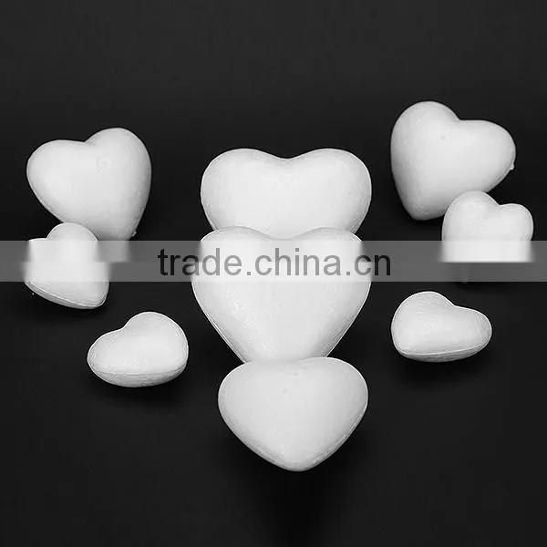 110mm polyfoam heart for valentine's decoration and DIY